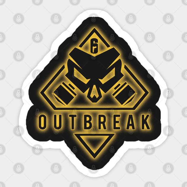 Outbreak (GSG9) Sticker by Roufxis